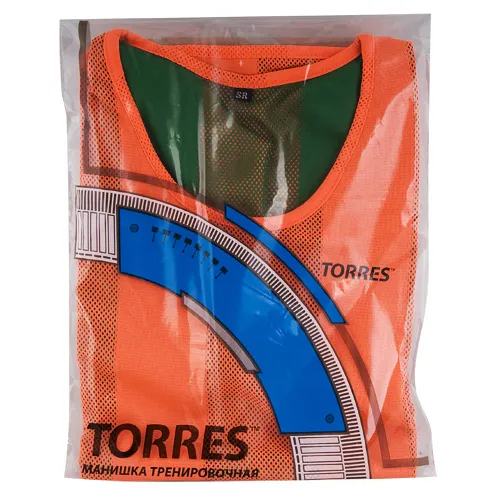 Манишка детская TORRES двухсторонняя, TR11949O/G, р.Jr, тренировочная, полиэстер, оранж-зелен за 1&nbsp;026.80 ₽ в о Набережных Челнах