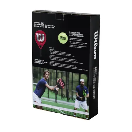 Набор для падела WILSON Optix XP Padel KIT, WR202110U2, ракетка + 3мяча, красный за 20&nbsp;362.60 ₽ купить в о Набережных Челнах