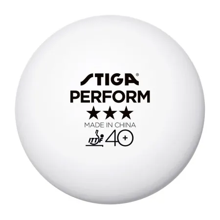 Мяч для наст. тенниса Stiga Perform 3***, 40+, 1113-2110-06, пластик, ITTF Appr., уп.6 шт, бел за 2&nbsp;121.60 ₽ купить в о Набережных Челнах