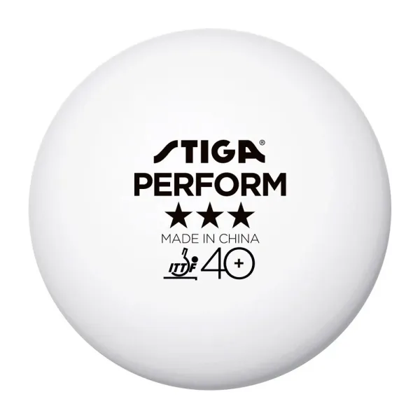 Мяч для наст. тенниса Stiga Perform 3***, 40+, 1113-2110-06, пластик, ITTF Appr., уп.6 шт, бел за 2&nbsp;121.60 ₽ в о Набережных Челнах