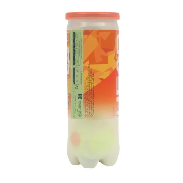 Мяч теннисный детский HEAD Stage 2 Orange, 578423,уп.3 шт, фетр,нат.резина,желто-оранжевый за 836.40 ₽ в о Набережных Челнах