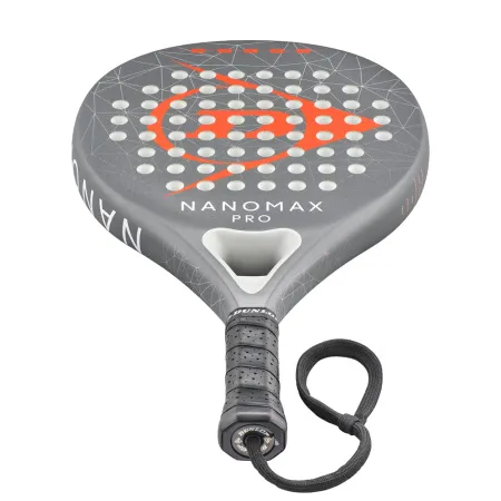Ракетка для падела Dunlop Nanomax Pro, 10370739, для профессионалов, карбон,серо-оранжевый за 17&nbsp;248.20 ₽ купить в о Набережных Челнах