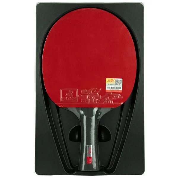 Ракетка для н/т DOUBLE FISH Black Carbon King Racket 3***, для професс.,ITTF Appr.,накл.2,1,мм за 4&nbsp;346.90 ₽ в о Набережных Челнах