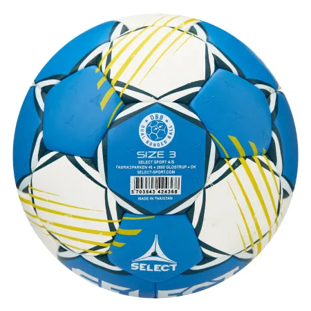 Мяч ганд. SELECT HB FORCE DB V25, 1622858205, Senior (р.3), EHF Appr,ПУ, гибр.сш., сине-белый за 8&nbsp;438.80 ₽ купить в о Набережных Челнах
