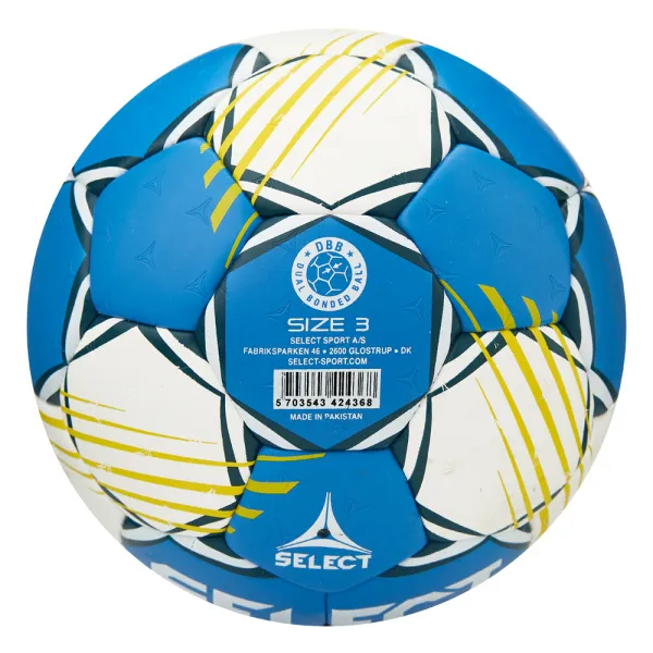 Мяч ганд. SELECT HB FORCE DB V25, 1622858205, Senior (р.3), EHF Appr,ПУ, гибр.сш., сине-белый за 8&nbsp;438.80 ₽ в о Набережных Челнах