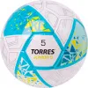 Мяч футб. TORRES Junior-5, F323805, р.5,глянц.ПУ,4 сл,32 п, руч.сш,бел-бирюзовый за 2&nbsp;070.60 ₽ купить в о Набережных Челнах