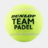 Мяч для падела Dunlop Team Padel, 601553, уп.3 шт, сукно, нат.резина,желтый за 1&nbsp;110.10 ₽ купить в о Набережных Челнах