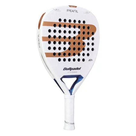 Ракетка для падела BULLPADEL Pearl 27, 497249, для проф-в, стекловолокно,карбон, бело-золотистый за 44&nbsp;319 ₽ купить в о Набережных Челнах