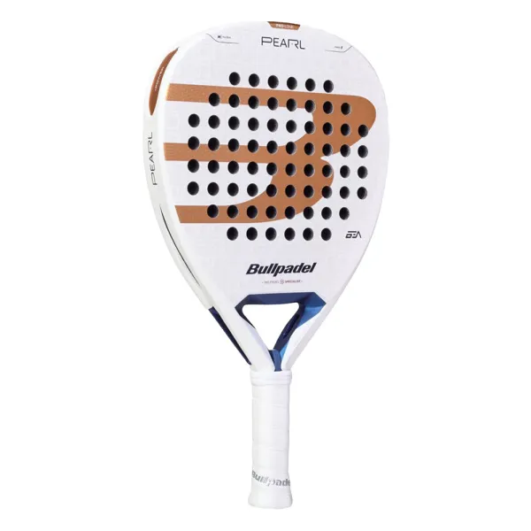 Ракетка для падела BULLPADEL Pearl 27, 497249, для проф-в, стекловолокно,карбон, бело-золотистый за 44&nbsp;319 ₽ в о Набережных Челнах