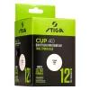 Мяч для наст. тенниса Stiga Cup ABS, 1110-2510-12, диам.40+мм, пластик, упак. 12 шт, белый за 1&nbsp;774.80 ₽ купить в о Набережных Челнах