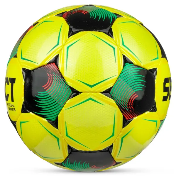 Мяч футзал. SELECT Futsal Mimas V26, 1053471007, р.4,FIFA Basic, 32п, ПУ, руч.сш, желто-зелено-черн. за 6&nbsp;113.20 ₽ в о Набережных Челнах