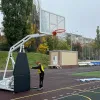 Баскетбольная стойка мобильная складная на пружинах вынос 2,25 м c противовесом ZAVODSPORTA за 530&nbsp;660 ₽ купить в о Набережных Челнах