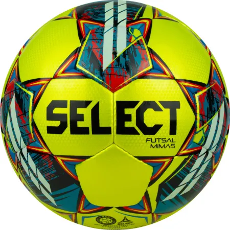 Мяч футзал. SELECT Futsal Mimas, 1053460550, р.4,FIFA Basic, 32 пан, гл.ПУ, руч.сш, жел-сине-красный за 6&nbsp;303.60 ₽ купить в о Набережных Челнах