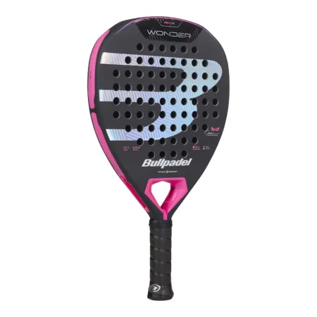 Ракетка для падела BULLPADEL Wonder 27, 497250, для продв.игроков, стекловолокно, карбон, черно-роз за 42&nbsp;969.20 ₽ купить в о Набережных Челнах