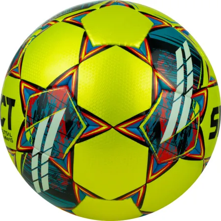 Мяч футзал. SELECT Futsal Mimas, 1053460550, р.4,FIFA Basic, 32 пан, гл.ПУ, руч.сш, жел-сине-красный за 6&nbsp;303.60 ₽ купить в о Набережных Челнах