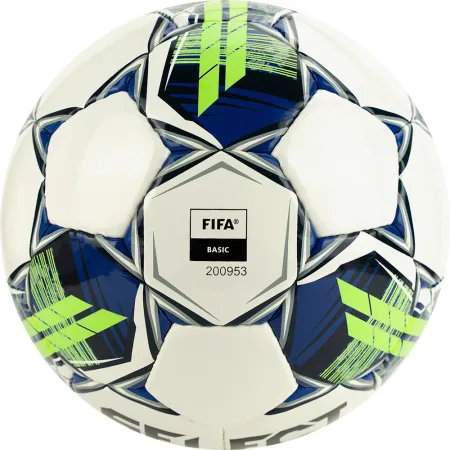Мяч футзал. SELECT Futsal Master Shiny V22, 1043460004, р.4, Basic,32п, гл.ПУ, руч.сш,бел-син-зел за 7&nbsp;539.50 ₽ купить в о Набережных Челнах