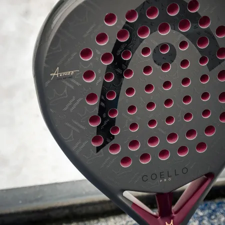 Ракетка для падела HEAD Coello Pro 2026, 225036, для профессионалов, карбон, коричнево-бордовый за 33&nbsp;619.20 ₽ купить в о Набережных Челнах