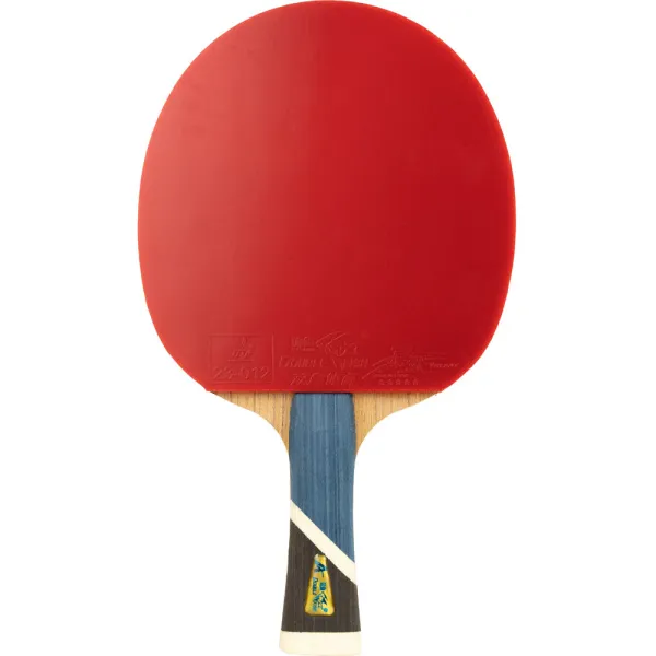 Ракетка для н/т DOUBLE FISH 5A+C, для продвин, ITTF Appr, накл. 2,1 мм, конич. ручка+ 2 мяча V40+мм за 2&nbsp;779.50 ₽ в о Набережных Челнах