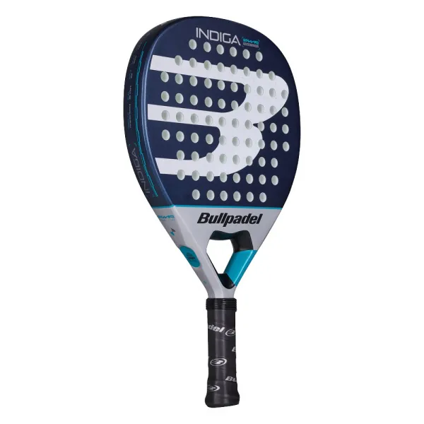 Ракетка для падела BULLPADEL Indiga Power 26, 494416, для начинающих, стекловолокно, темносине-серый за 14&nbsp;672.70 ₽ в о Набережных Челнах