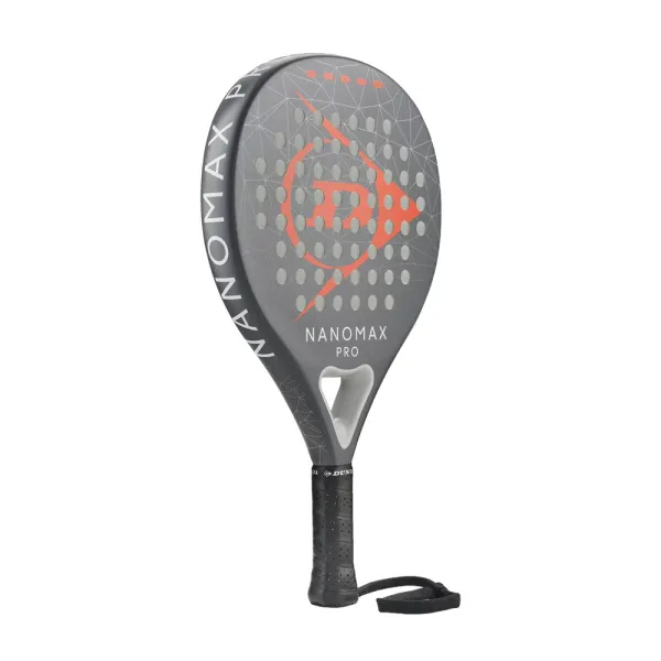 Ракетка для падела Dunlop Nanomax Pro, 10370739, для профессионалов, карбон,серо-оранжевый за 17&nbsp;248.20 ₽ в о Набережных Челнах