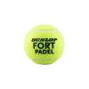 Мяч для падела Dunlop Fort Padel, 601555, уп.3 шт, FIP, сукно, нат.резина,желтый за 1&nbsp;135.60 ₽ купить в о Набережных Челнах