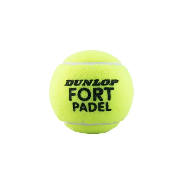 Мяч для падела Dunlop Fort Padel, 601555, уп.3 шт, FIP, сукно, нат.резина,желтый за 1&nbsp;135.60 ₽ в о Набережных Челнах