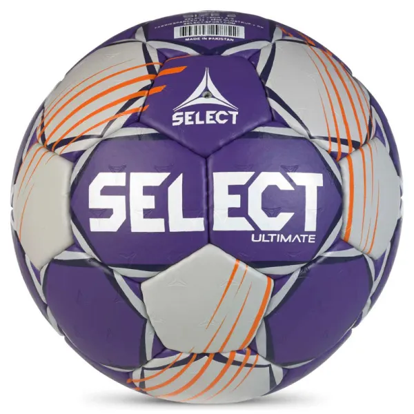 Мяч ганд. SELECT Ultimate Official EHF V24, 1612858999, Senior(р.3), EHF Appr, ПУ, руч.сш, фиол-сер за 15&nbsp;504 ₽ в о Набережных Челнах
