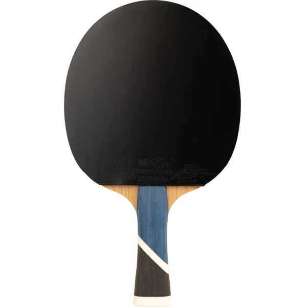 Ракетка для н/т DOUBLE FISH 5A+C, для продвин, ITTF Appr, накл. 2,1 мм, конич. ручка+ 2 мяча V40+мм за 2&nbsp;779.50 ₽ в о Набережных Челнах