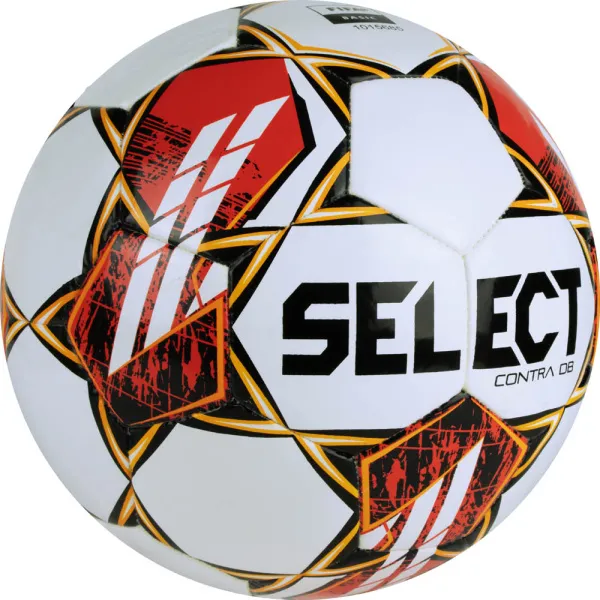 Мяч футб. SELECT Contra DB V23, 0854160300, р.4, FIFA Basic, 32 пан, ПУ, гибрид.сш, бел-чер-красн за 4&nbsp;455.70 ₽ в о Набережных Челнах
