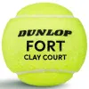 Мяч теннисный Dunlop Fort Clay Court 4B, 601613, уп.4 шт,одобр.ITF и FFT,сукно,нат.резина,желтый за 1&nbsp;812.20 ₽ купить в о Набережных Челнах
