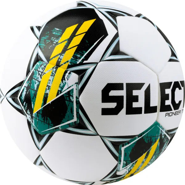 Мяч футб. SELECT Pioneer TB V23, 0865060005, р.5, FIFA Basic, 32п, ПУ, термосш, бело-зелено-желтый за 5&nbsp;684.80 ₽ в о Набережных Челнах