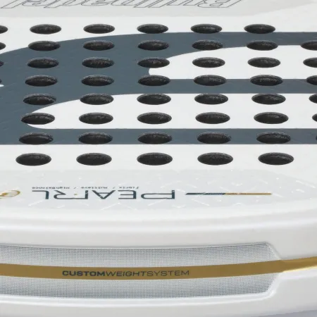 Ракетка для падела BULLPADEL Pearl 26, 493804, для профессионалов, карбон, бело-серый за 35&nbsp;929.50 ₽ купить в о Набережных Челнах
