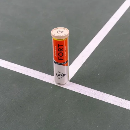 Мяч теннисный Dunlop Fort Clay Court 4B, 601613, уп.4 шт,одобр.ITF и FFT,сукно,нат.резина,желтый за 1&nbsp;812.20 ₽ купить в о Набережных Челнах