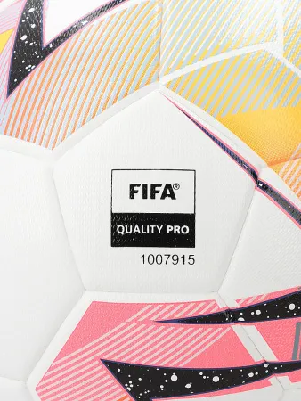Мяч футзал PUMA Futsal 1, 08376301, р.4, FIFA Quality Pro, 32пан, ПУ, терм.сш, бело-розовый за 6&nbsp;502.50 ₽ купить в о Набережных Челнах