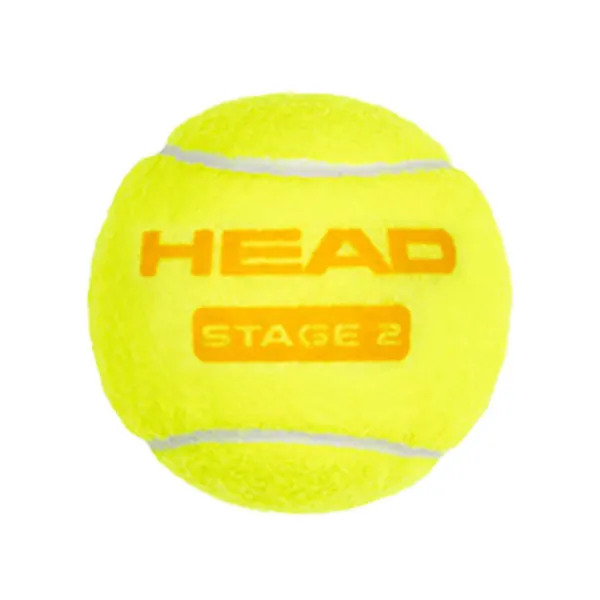 Мяч теннисный детский HEAD Stage 2 Orange, 578423,уп.3 шт, фетр,нат.резина,желто-оранжевый за 836.40 ₽ в о Набережных Челнах
