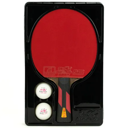 Ракетка для н/т DOUBLE FISH 7A+C, для професс.,ITTF Appr.,накл.2,1мм,+ 2 мяча V40+мм ITTF Appr за 3&nbsp;559.80 ₽ купить в о Набережных Челнах