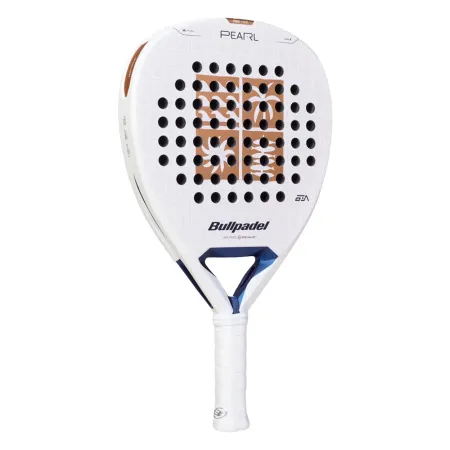 Ракетка для падела BULLPADEL Pearl 27, 497249, для проф-в, стекловолокно,карбон, бело-золотистый за 44&nbsp;319 ₽ купить в о Набережных Челнах