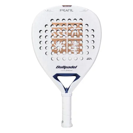 Ракетка для падела BULLPADEL Pearl 27, 497249, для проф-в, стекловолокно,карбон, бело-золотистый за 44&nbsp;319 ₽ купить в о Набережных Челнах