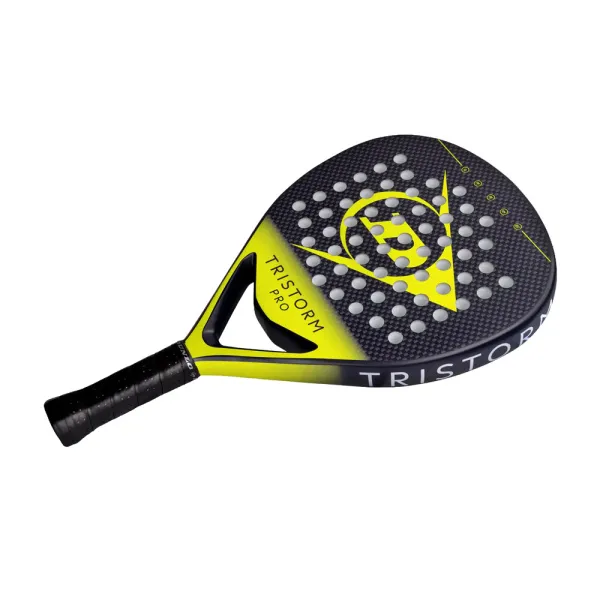 Ракетка для падела Dunlop Tristorm Pro, 10359946, для опытных игроков, графит, черно-желтый за 19&nbsp;643.50 ₽ в о Набережных Челнах