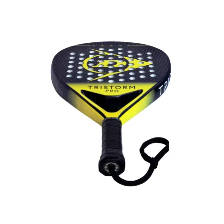 Ракетка для падела Dunlop Tristorm Pro, 10359946, для опытных игроков, графит, черно-желтый за 19&nbsp;643.50 ₽ купить в о Набережных Челнах