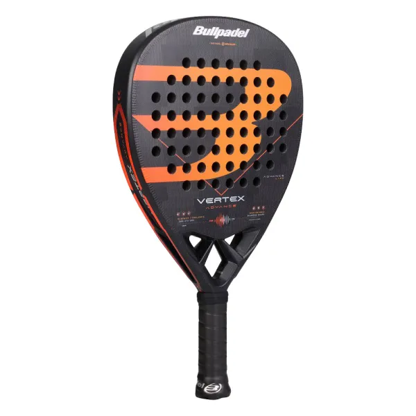 Ракетка для падела BULLPADEL Vertex Advance, 494414, для проф. и любителей, карбон, черно-оранжевый за 21&nbsp;559.40 ₽ в о Набережных Челнах