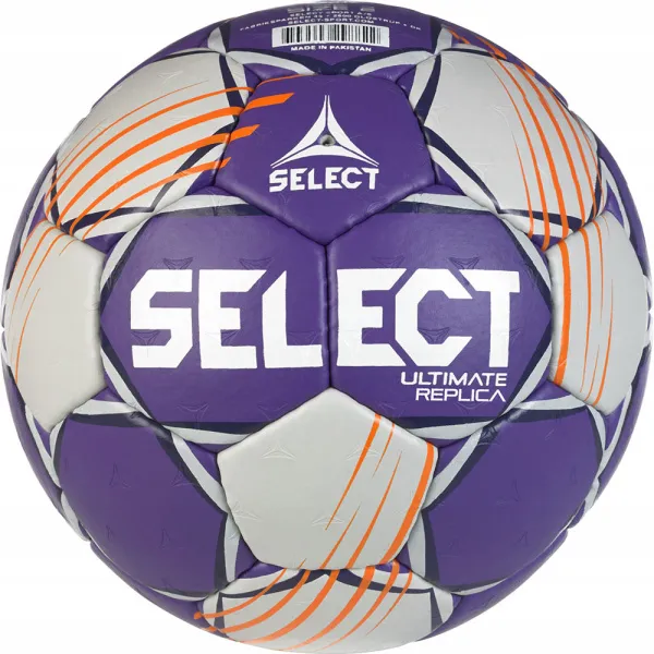 Мяч ганд. SELECT Ultimate Official EHF V24, 1612858999, Senior(р.3), EHF Appr, ПУ, руч.сш, фиол-сер за 15&nbsp;504 ₽ в о Набережных Челнах