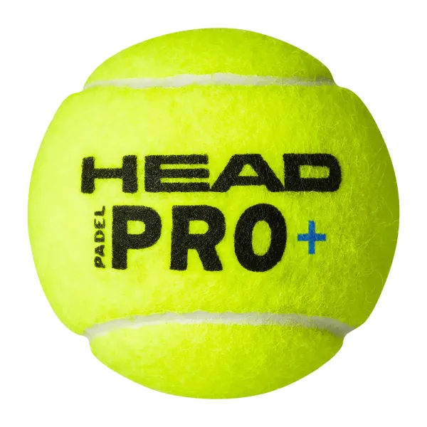 Мяч для падела HEAD Padel Pro+, 540203, уп.3 шт, FIP Approved, войлок,нат.резина,желтый за 933.30 ₽ в о Набережных Челнах