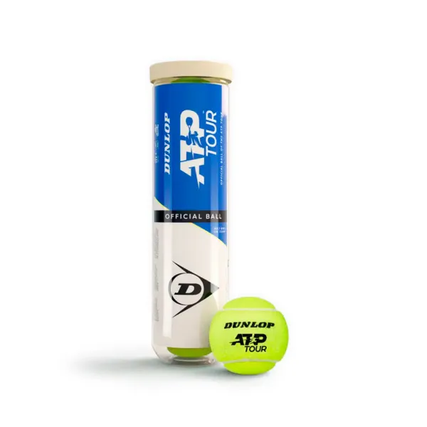 Мяч теннисный Dunlop ATP Official Tour Premium 4B, 601599, уп.4шт, одобр. ITF, нат.резина,фетр. за 1&nbsp;734 ₽ в о Набережных Челнах